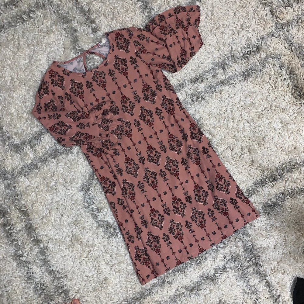 Pink Rose Dress